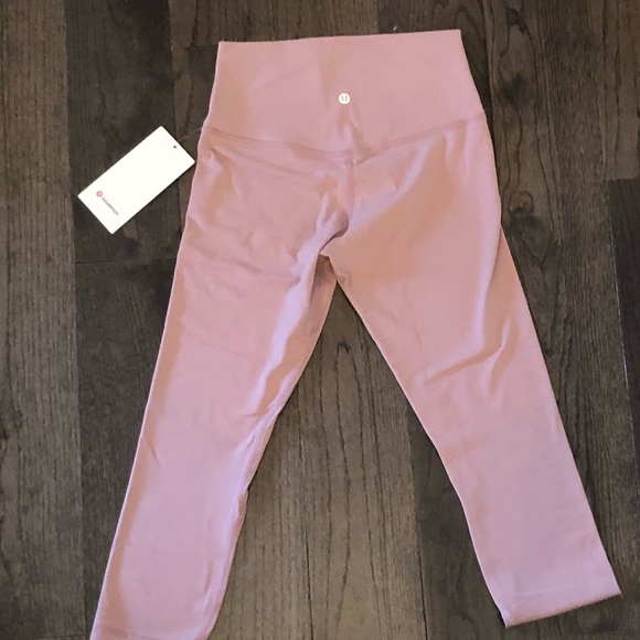 Pink Taupe Hi-Rise Align Lululemon 21” Pant Size 6 - Picture 10 of 16